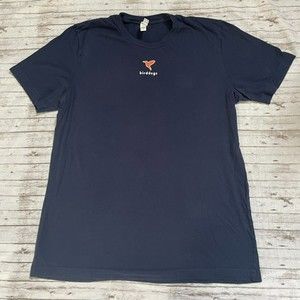 Bella+Canvas Birddogs Print Men's Cotton Short Sleeve Tee 100% T Shirt Blue L